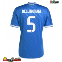 Camisa de Futebol Real Madrid Jude Bellingham #5 Equipamento Alternativo 2025-26 Manga Curta